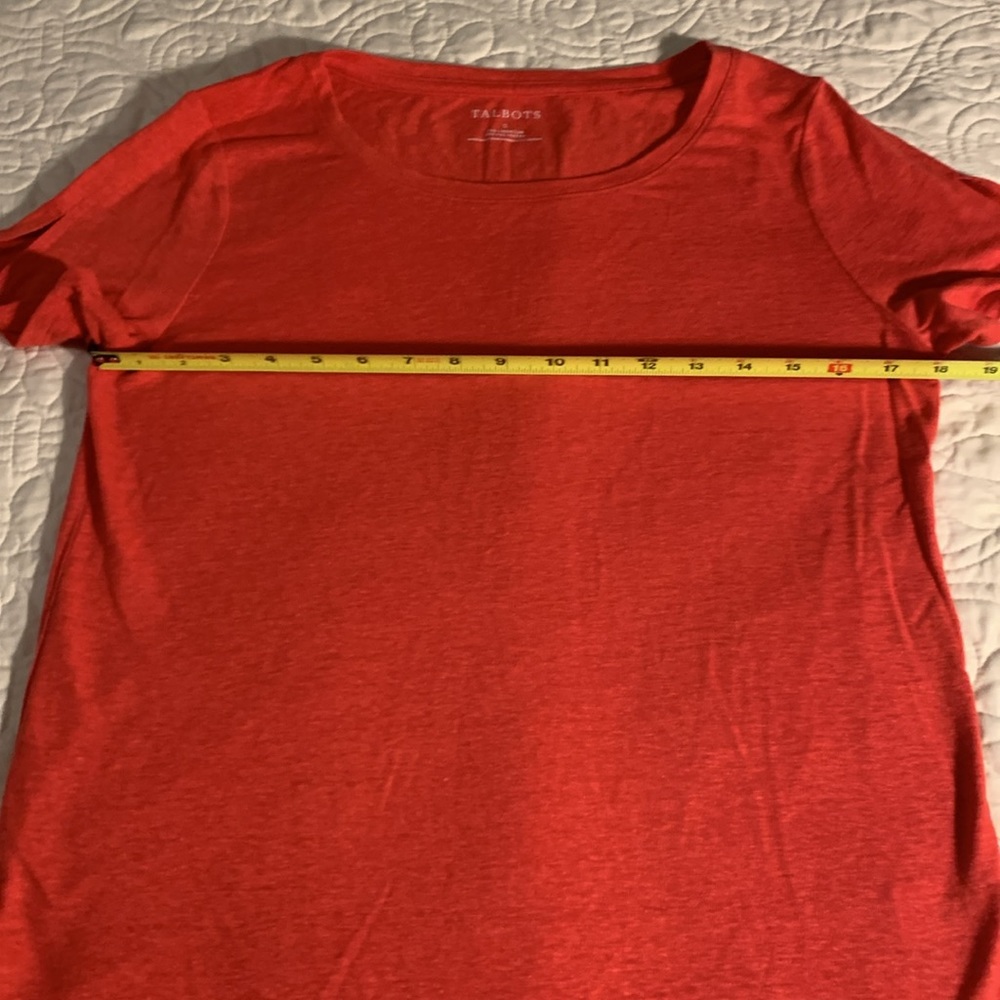 Talbots tie sleeve tee - Picture 4 of 8